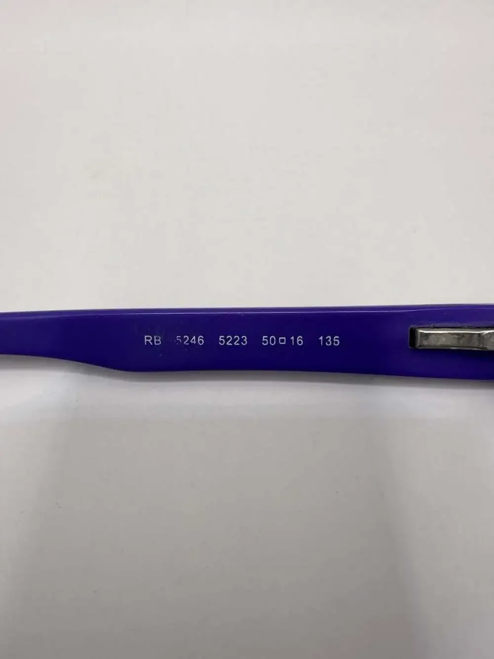Ray-Ban Eyeglasses RB5246 5223 Matte Black Purple 50-16-135